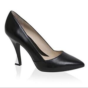 Carolinna Espinosa Agnes Geometric Stiletto Heels Womens 5 M Pumps Leather Black